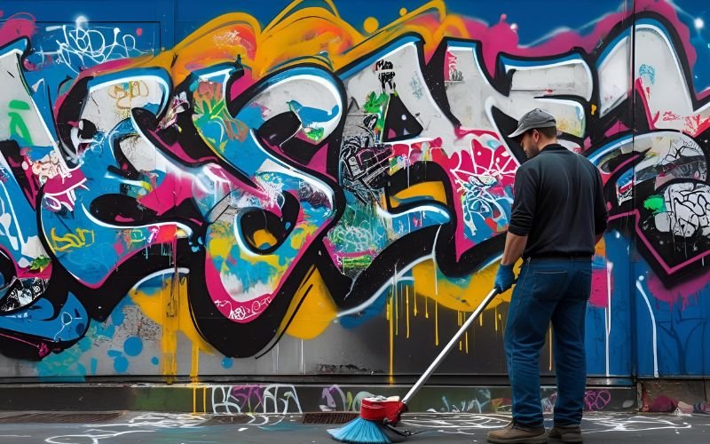 GBL kaufen zur Graffiti-Entfernung – Gamma-Butyrolacton entfernt Graffiti von Betonwand